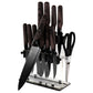 Soho Lounge 13 Piece Nonstick Stainless Cutlery Set w Knife Stand
