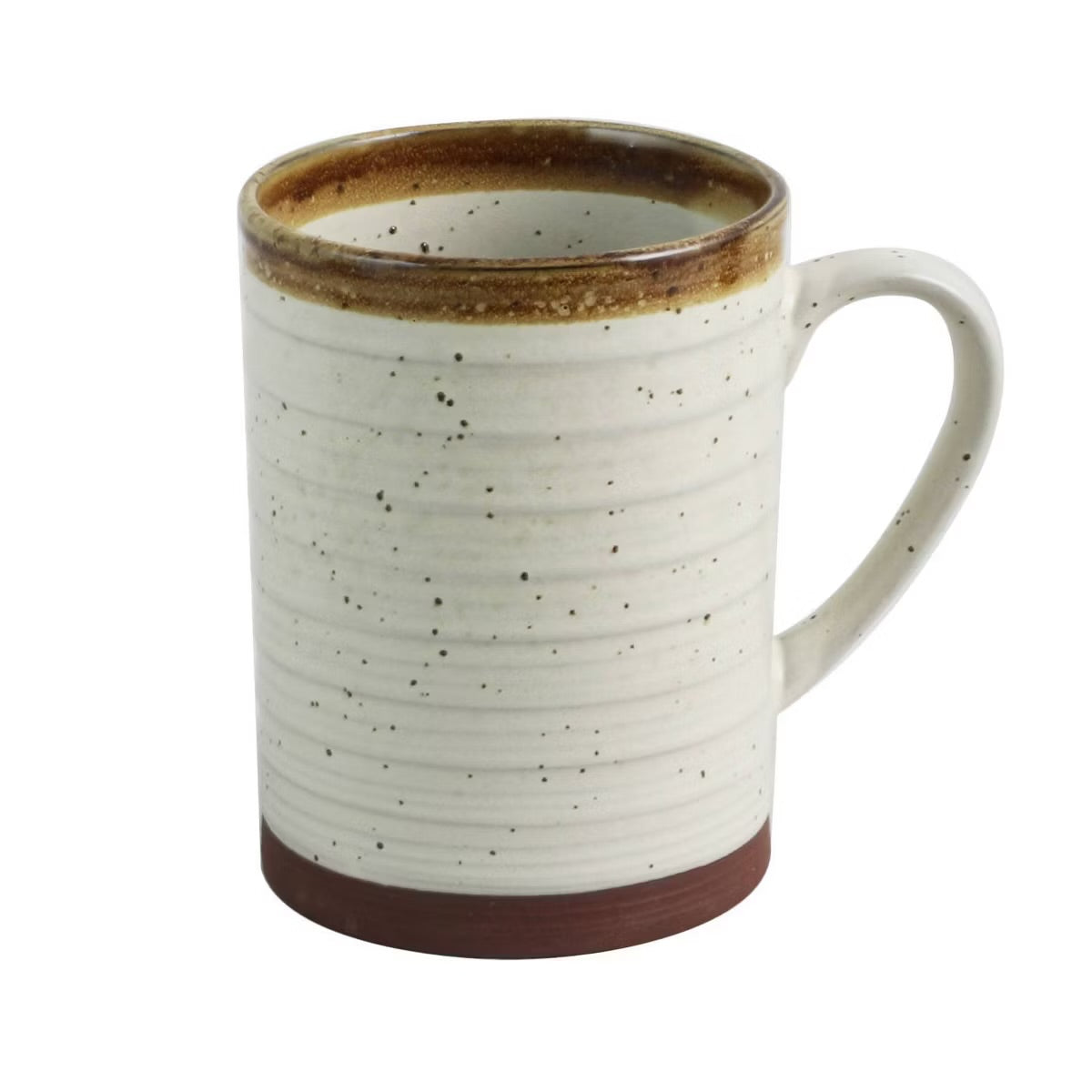 Gibson Terra Bella 4 Piece 18.5 oz Stoneware Mug Set Earth Tones