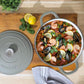 Crockpot Artisan 7 Qt Round Enameled Matte Green Cast Iron Dutch Oven