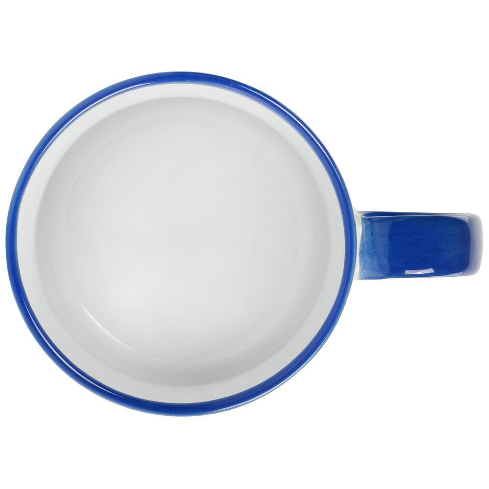 Mr. Coffee Parkmill 17 oz 4 Piece Stoneware Coffee Mug Set in Assorted Designs