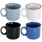 Mr. Coffee Colebrook Speckled Stoneware 18 oz 4 Piece Mug Set Assorted Colors
