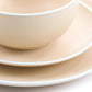 Spice by Tia Mowry Creamy Tahini Matte Orange 12 Pc Stoneware Dinnerware Set