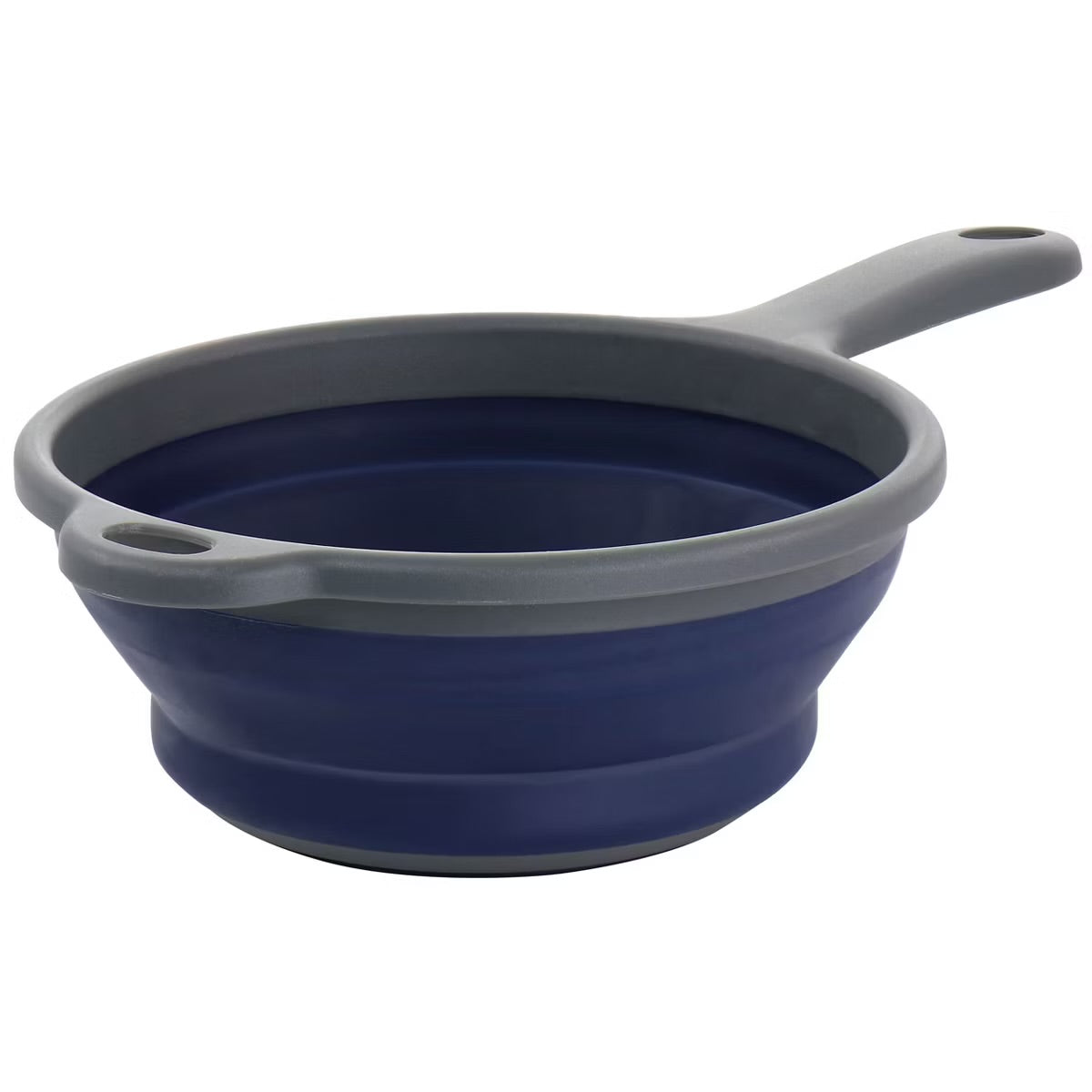 Oster Bluemarine Collapsible Navy Blue Colander w Handle