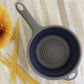 Oster Bluemarine Collapsible Navy Blue Colander w Handle