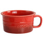 Crock Pot Appleton 4 Piece 24 oz Red Stoneware Soup Mug Set w Handles
