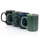 Mr. Coffee Sidewalk Blues 18 oz 4 Piece Stoneware Mug Set Assorted Colors