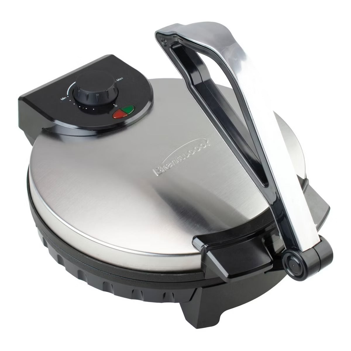 Brentwood 12" Stainless Steel 1200W Nonstick Electric Tortilla Maker