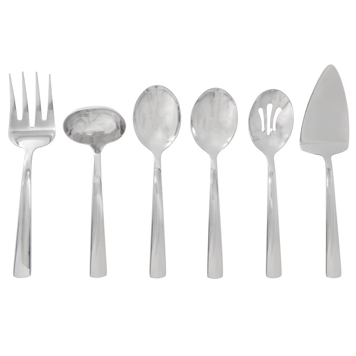 Oster Eastleigh 6 Piece Stainless Steel Hostess Set w Mirror Polish Finish
