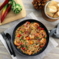 Oster Luneta 11.5" Teal Speckled Aluminum Nonstick Frying Fry Pan