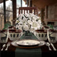 Elama 16 Piece Majestic Elk Rustic Taupe Stoneware Complete Dinnerware Set For 4