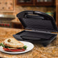 Brentwood 750W Non Stick Panini Press & Sandwich Maker in White