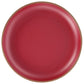 Gibson Home Rockabye Dark Pink 4 Piece Melamine Dinner Plate Set