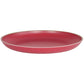 Gibson Home Rockabye Dark Pink 4 Piece Melamine Dinner Plate Set