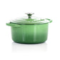 Crock-Pot Artisan Green 2 Piece 3 Quarts Enameled Cast Iron Dutch Oven