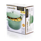 Crock-Pot Artisan Green 2 Piece 3 Quarts Enameled Cast Iron Dutch Oven