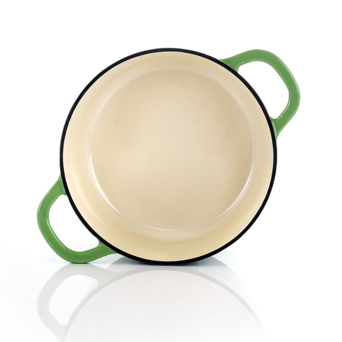 Crock-Pot Artisan Green 2 Piece 3 Quarts Enameled Cast Iron Dutch Oven