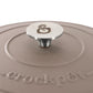 Crockpot Artisan Matte Dusty Pink 7 Quart Enameled Cast Iron Dutch Oven
