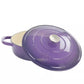 Crock-Pot Artisan 5 Quart Lavender Enameled Cast Iron Braiser Pan w Lid