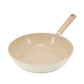 Gibson Elite Folkstone Beige 10" Ceramic Nonstick Cast Aluminum Frypan