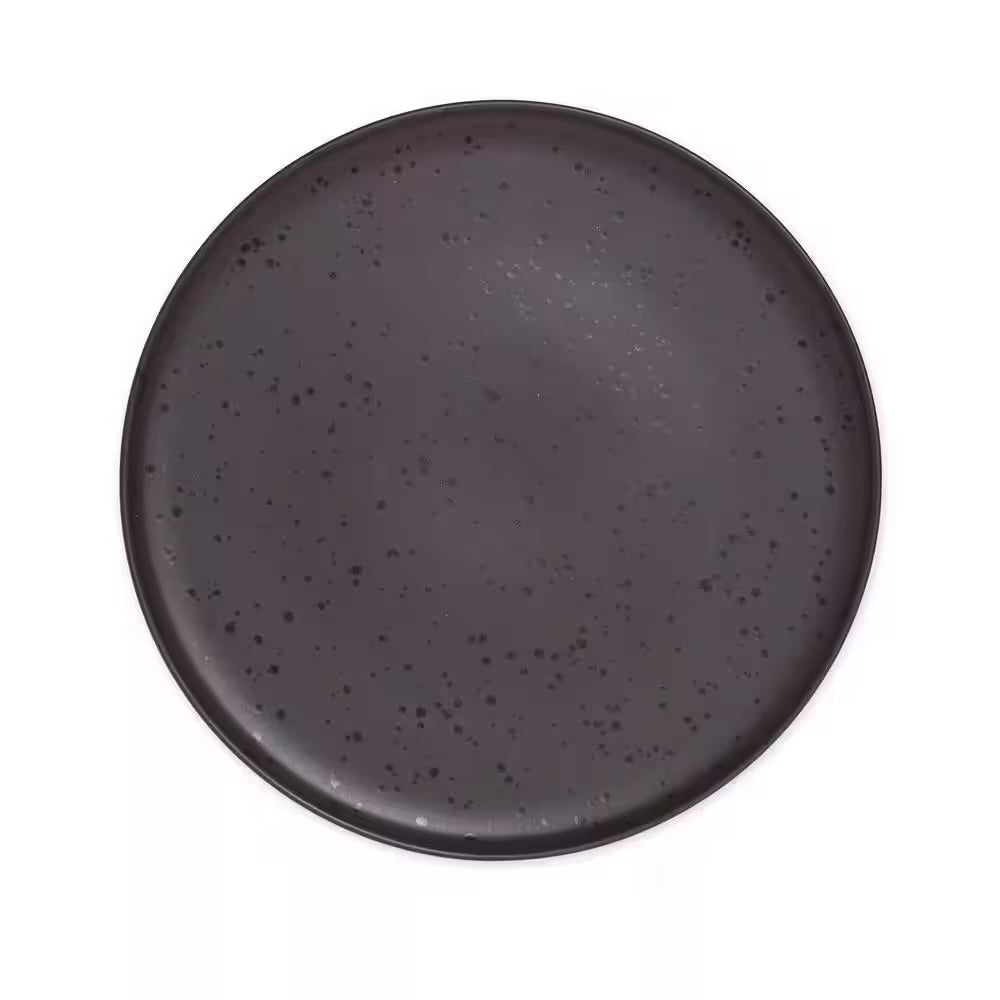 Studio 3B Mio 16 Piece Reactive Glaze Round Stoneware Dinnerware Set in Pepper