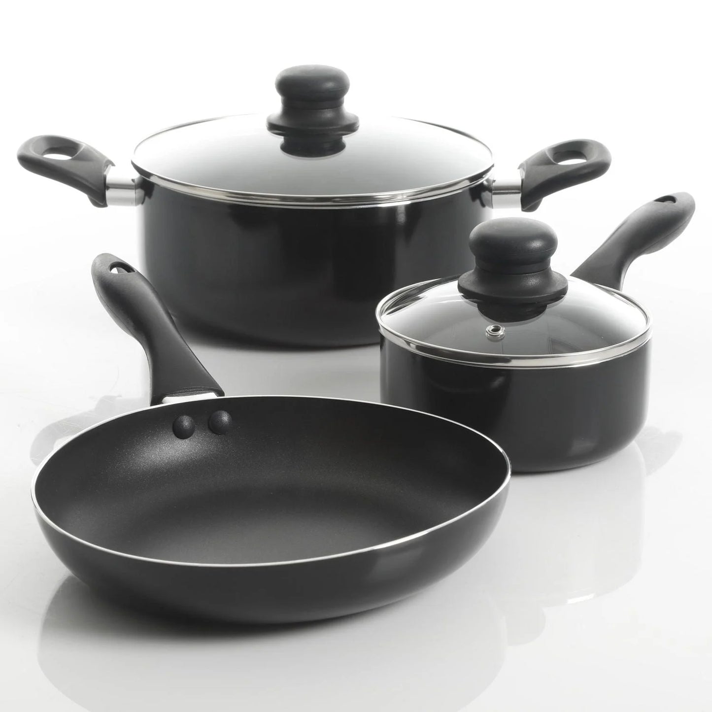Gibson All U Need 45 Piece Dinnerware Cookware Combo Set White