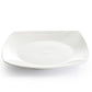 Gibson Elite Soho Lounge White 16 Piece Square Fine Ceramic Dinnerware Set