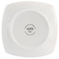 Gibson Elite Soho Lounge White 16 Piece Square Fine Ceramic Dinnerware Set