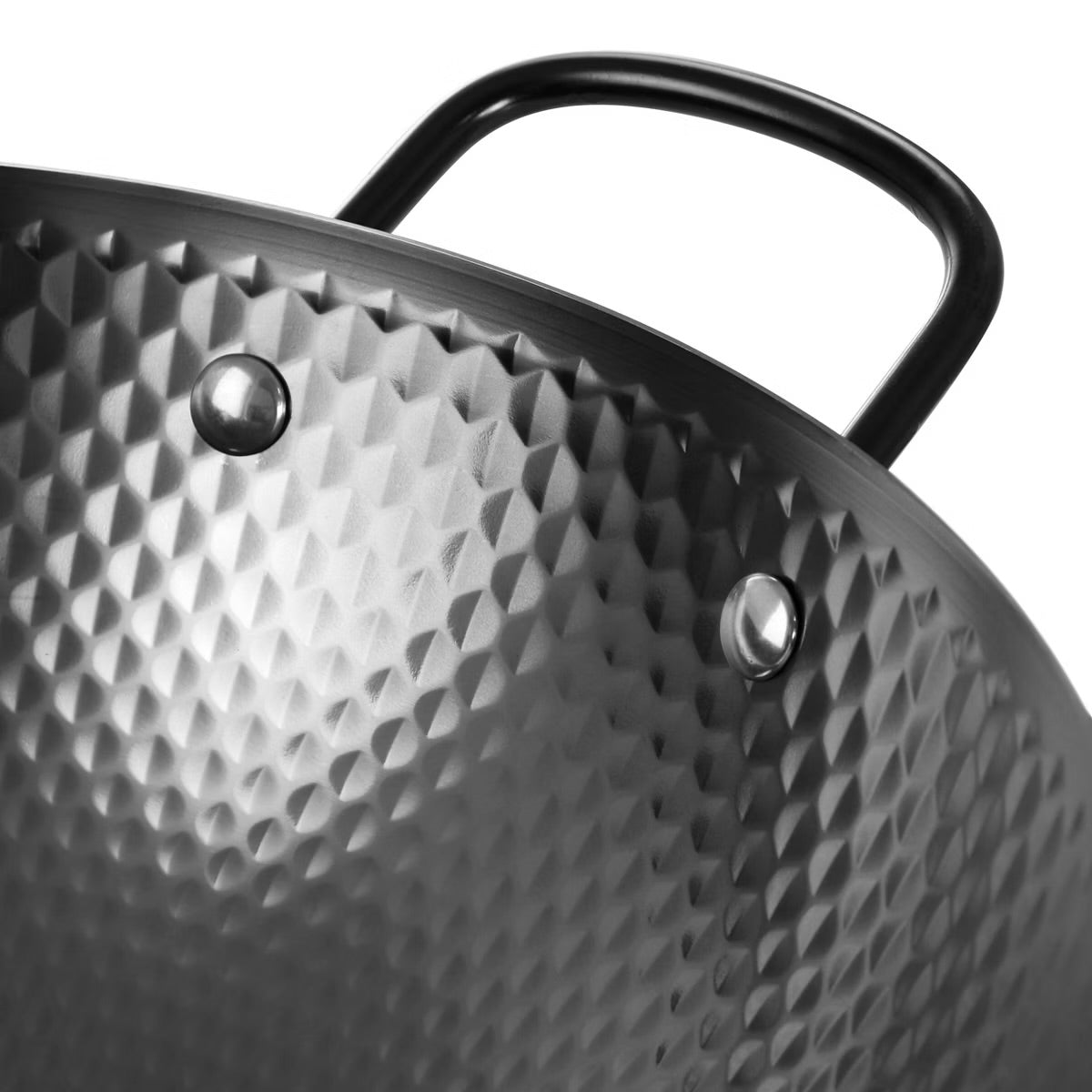Oster Bressler 13.5” Nonstick Carbon Steel Wok w Wooden Handle