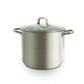 Oster Adenmore 12 Quart Stainless Steel Stock Pot w Tempered Glass Lid
