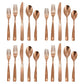 Gibson Home Hulton 20 Piece Stainless Steel Flatware Set in Matte Bronze