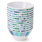 Gibson Home Tropical Sway Orleans 12 Piece 6" Melamine Bowl Set in Blue