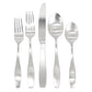 Gibson Home Karlton 20 Piece Stainless Steel Flatware Set in Matte Silver