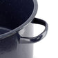 Oster Castillo 11 Quart Enamel on Steel Blue 12” Stock Pot w Lid