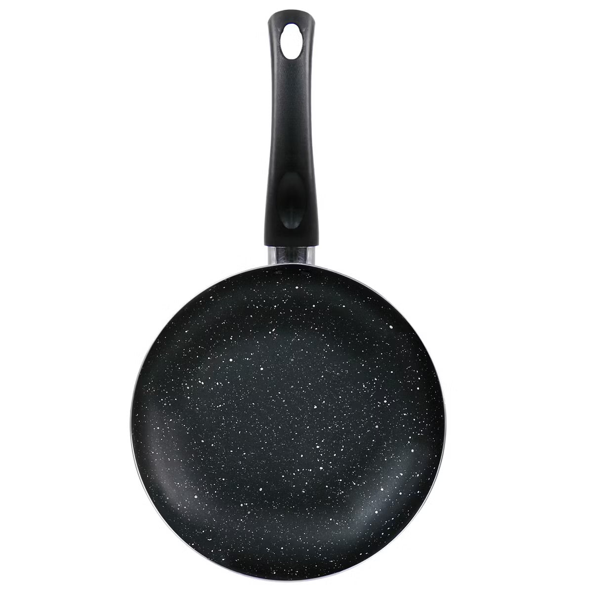 Oster Luneta 9.5" Speckled Aluminum Red Nonstick Frying Pan