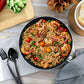 Oster Luneta 9.5" Speckled Aluminum Red Nonstick Frying Pan