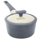 Oster Rooney 2 Quart Gray Ceramic Nonstick Aluminum Saucepan w Lid
