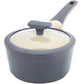 Oster Rooney 2 Quart Gray Ceramic Nonstick Aluminum Saucepan w Lid