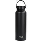 WAO 38 oz Matte Black 1.1 Liter Vacuum Insulated Thermal Bottle w Lid