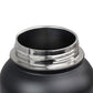 WAO 38 oz Matte Black 1.1 Liter Vacuum Insulated Thermal Bottle w Lid