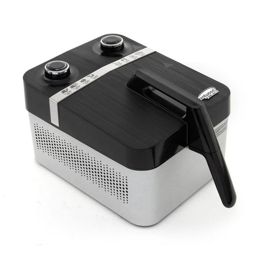 Brentwood 1200W 3.4 Qt Rapid Electric Nonstick Air Fryer in Stainless Steel