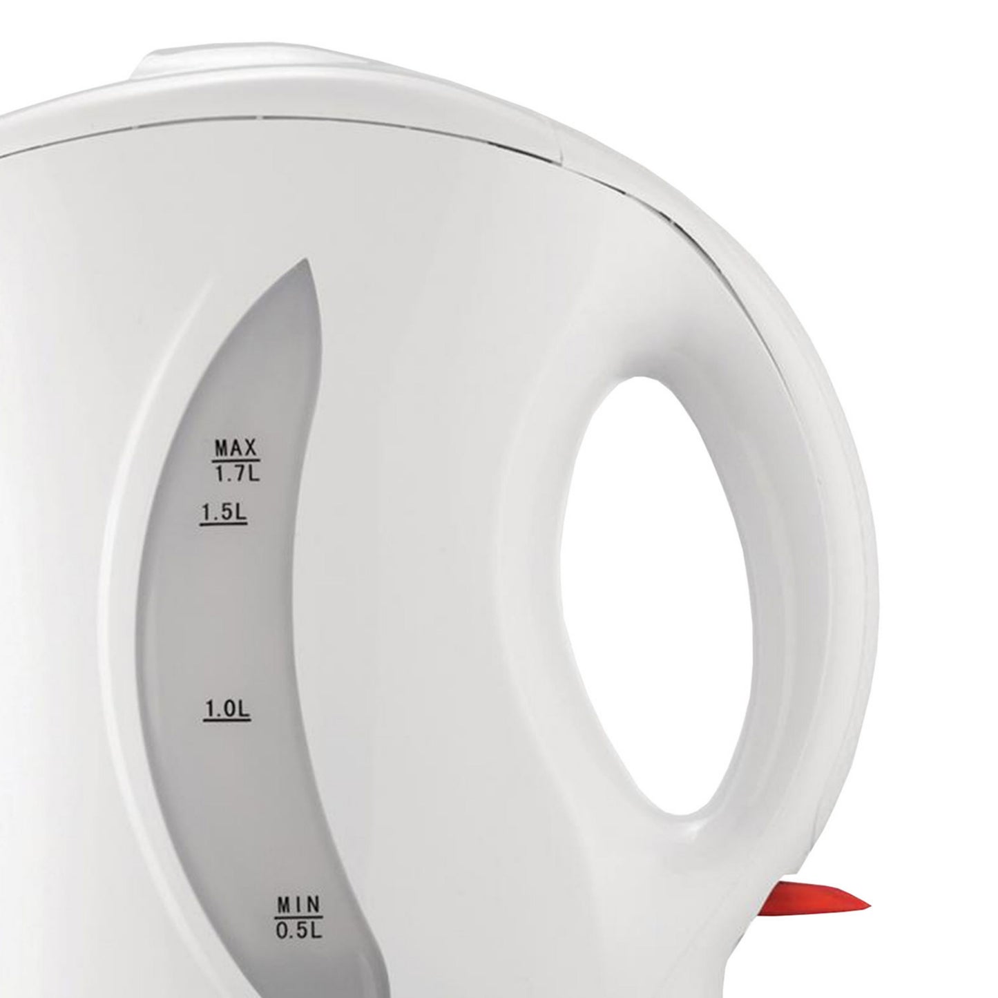 Brentwood 1.7 Liter Cordless BPA-Free Plastic White Tea Kettle w Filter