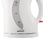 Brentwood 1.7 Liter Cordless BPA-Free Plastic White Tea Kettle w Filter