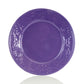 Elama Lilac Fields 16 Piece Lavender Round Stoneware Dinnerware Dish Set for 4