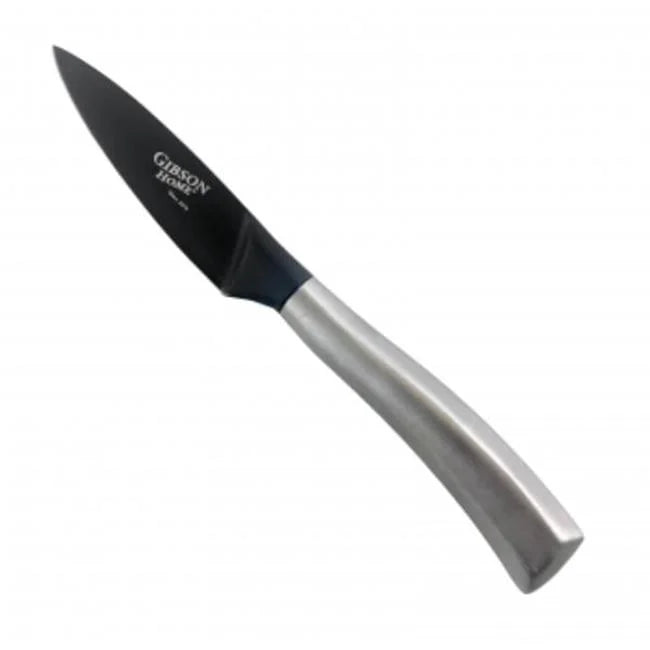 Gibson Home Opus Stainless Steel Paring Knife w 3.5” Black Blade