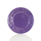 Elama Lilac Fields 16 Piece Lavender Round Stoneware Dinnerware Dish Set for 4