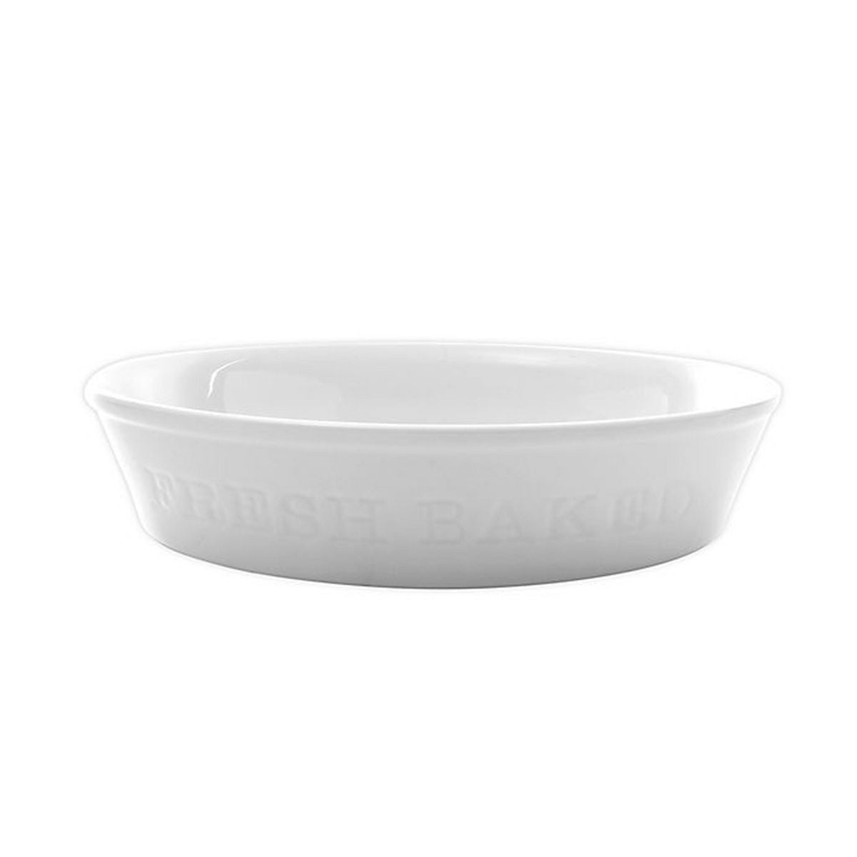 Our Table Simply White 9.5" Round Porcelain Fresh Baked Pie Plate