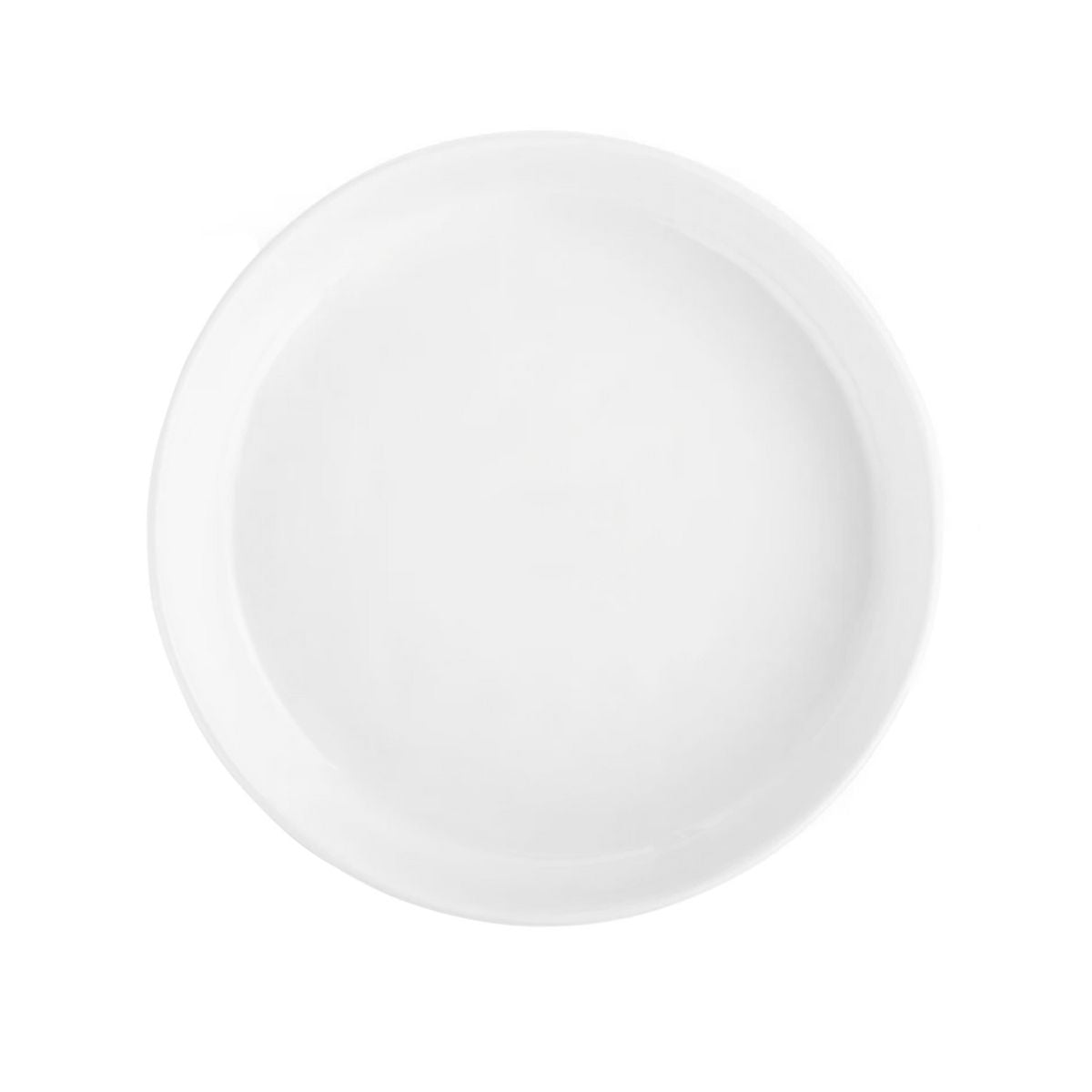Our Table Simply White 9.5" Round Porcelain Fresh Baked Pie Plate