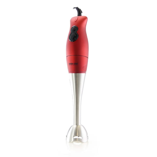 Better Chef DualPro 200W Red Ergonomic Handheld Immersion Blender