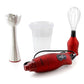 Better Chef DualPro 200W Red Ergonomic Handheld Immersion Blender