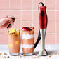 Better Chef DualPro 200W Red Ergonomic Handheld Immersion Blender